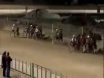 Ils baisent pendant une course de chevaux