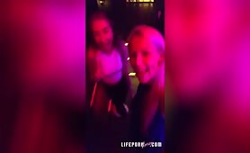 Soirée chaude avec deux nanas rencontrées sur Instagram