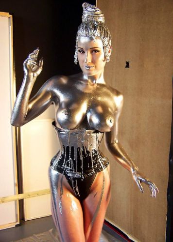 992dita von teese naked silver 05