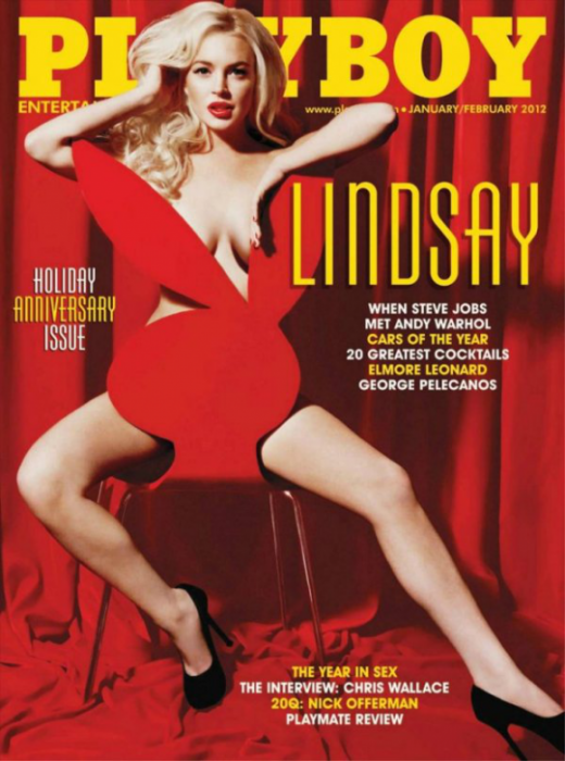 Lindsay Lohan couv playboy